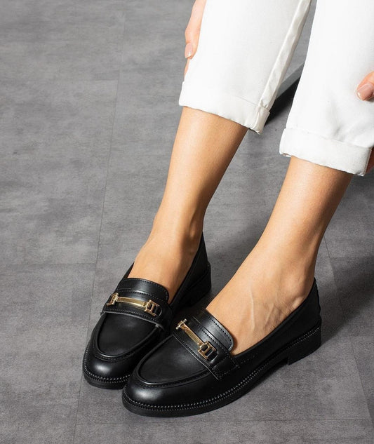 ELEGANT TOKALI LOAFER MAKOSEN KADIN GÜNLÜK AYAKKABI